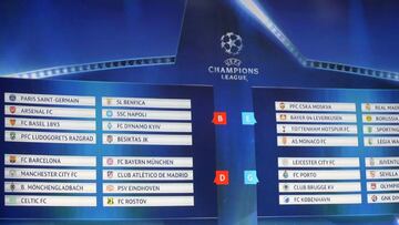 Champions: Madrid-Dortmund, Mónaco-Leverkusen y Barça-City