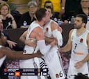La expulsión de Hezonja: lo tuvieron que parar porque iba directo a por Spanoulis