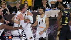 La expulsión de Hezonja: lo tuvieron que parar porque iba directo a por Spanoulis