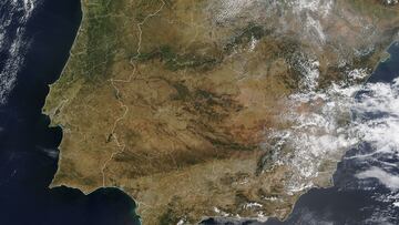 La NASA revela cómo ha afectado la sequía a España