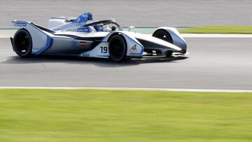 Felipe Massa en los test de Fórmula E en Cheste.