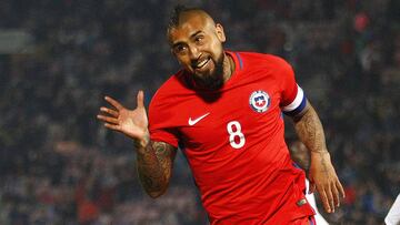 Vidal anot&oacute; dos goles contra Burkina Faso.