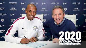 Fernandinho con Txiki. 