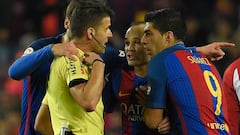 Suárez: "Me río de la expulsión, eso buscaba el árbitro"