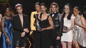 USA Femenil gana al mejor equipo del año en premios ESPYS