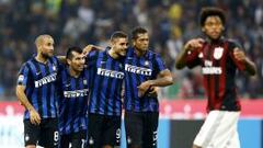 Gary Medel e Inter festejaron en el clásico ante Milán