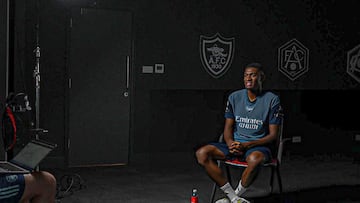 Mosquera, con la indumentaria del Arsenal.