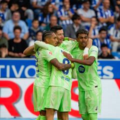 El reloj de los goles del Barcelona