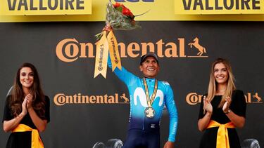 Nairo Quintana fue el gran protagonista de la etapa 18 del Tour de Francia. El colombiano se impuso en la dura montaña.