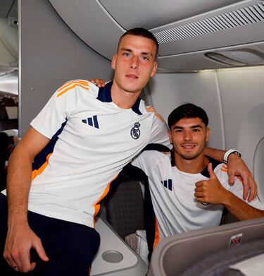 Andriy Lunin y Brahim Díaz. 
 