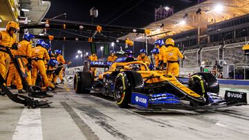 Carlos Sainz (McLaren MCL35). Bahr&eacute;in, F1 2020. 