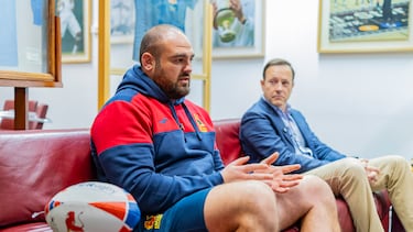 10/03/26 REDACCION DIARIOAS
VISITA DE FEDERACION ESPAÑOLA DE RUGBY A DIARIO AS
JON ZABALA JUGADOR Y CAPITAN SELECCION ESPAÑOLA DE RUGBY