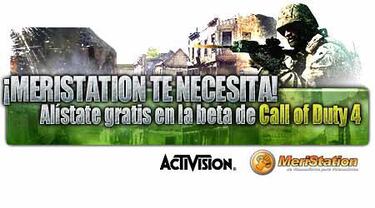 Todavía puedes alistarte en la beta de Call of Duty 4 exclusiva de MeriStation