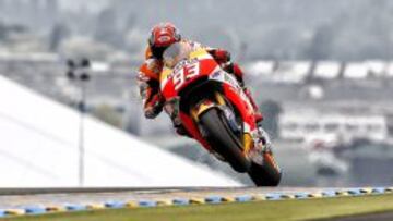 Marc Márquez ha ido de menos a más durante el fin de semana.