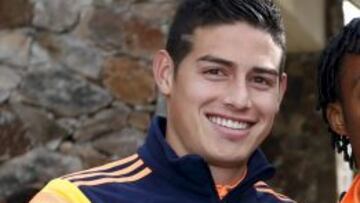 James Rodríguez ya tiene su propia habitación en Valdebebas