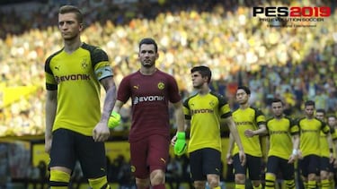 PES 2019 pierde la licencia del Borussia Dortmund