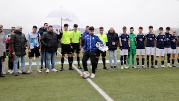 Miguel Guardia, jugador de la Escuela de Granada del Espanyol que sufri¨® una parada cardiorrespiratoria.