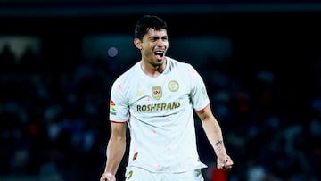 Soccer Football - Liga MX - Pumas UNAM v Toluca - Estadio Olimpico Universitario, Mexico City, Mexico - March 3, 2026 Toluca's Diego Barbosa celebrates after scoring their second goal REUTERS/Eloisa Sanchez