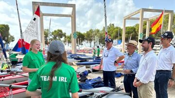 El Mundial de la clase Topper reúne a 174 embarcaciones en el Mar Menor