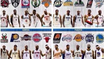 Así le queda a LeBron la camiseta de cada franquicia