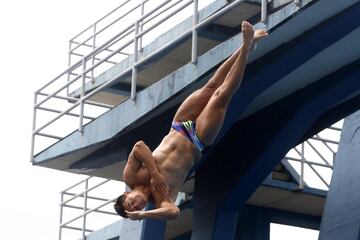 Entrenamientos en la Liga de Natación de Antioquia para el Campeonato Sudamericano en Argentina.