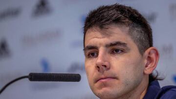 El alero argentino del Real Madrid Gabriel Deck, en la previa del partido entre el Real Madrid y el Barcelona de la decimoquinta jornada de Liga Endesa