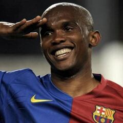 Samuel Eto'o le cambia la vida a un niño marfileño con un cheque de 4.500 euros