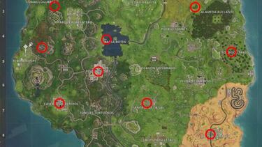 Fortnite Battle Royale: Temporada 5 Desafíos Semana 1