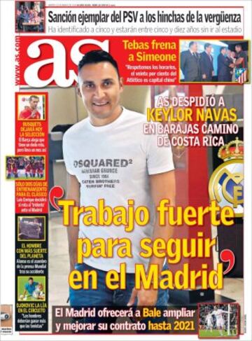 Portadas de la prensa mundial