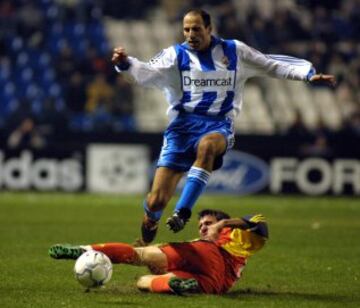 Manuel Pablo jugó durante 18 temporadas defendiendo los colores del Depor. Disputó 482 partidos oficiales únicamente superado por Fran. 