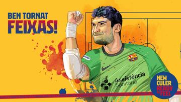 Feixas regresa al Barça dos años después de su salida.
