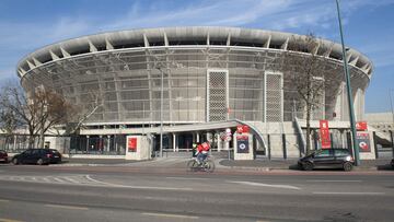 Vistas exteriores del Puskas Arena, una de las futuras sedes de Eurocopa 2021