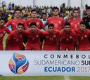 Camarín de la Roja Sub 20: "No nos vamos conformes con el punto"