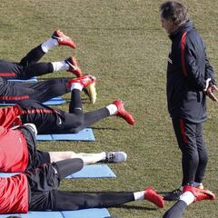 El Atlético sigue preparando el choque frente al Valencia