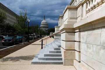 Decisions | The U.S. Capitol dome is pictured ahead of a vote on the additional funding for the coronavirus stimulus economic relief plan.