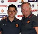 Sir Alex Ferguson recuerda con cariño el primer gol de Chicharito en el Manchester United