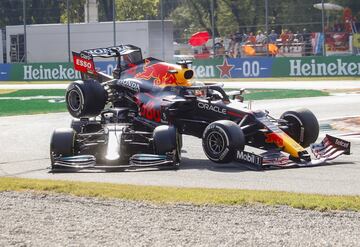 El accidente entre Hamilton y Verstappen que rozó la tragedia