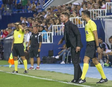 500-up. Simeone during the Leganés game