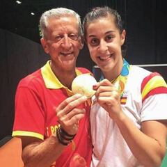 Carolina Marín se despide de su padre, "un apoyo fundamental"