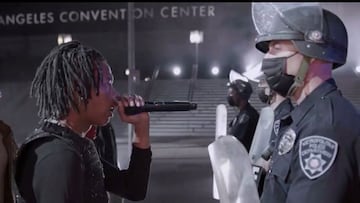 Lil Baby act&uacute;a en esta captura de pantalla tomada del video de la 63a Entrega Anual de los Premios Grammy en Los &Aacute;ngeles, California, EE. UU., 14 de marzo de 2021.