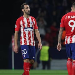 La plantilla del Atleti cenó ayer en casa de uno de los capitanes
