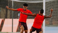 El regreso de Luis Díaz a entrenamientos, en imágenes