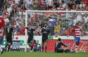 James Rodríguez celebra el 0-4.