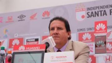 César Pastrana, presidente de Independiente Santa Fe.
