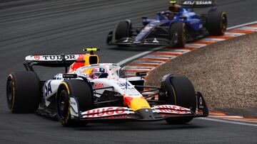Liam Lawson (RB VCARB02) y Carlos Sainz (Williams FW47). Zandvoort, Países Bajos. F1 2025.