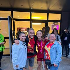 1.531 kilómetros para ver a Olaya ser campeona