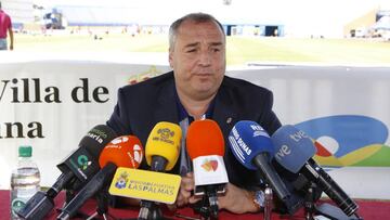 Miguel Ángel Ramírez en rueda de prensa.