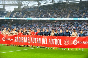 Encuentro entre la Real Sociedad de Fútbol y la Unión Deportiva Almería.