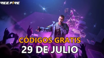 codigos free fire gratis sabado 29 julio 2023