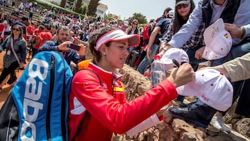 Muguruza: "Lo importante es haber logrado la permanencia"